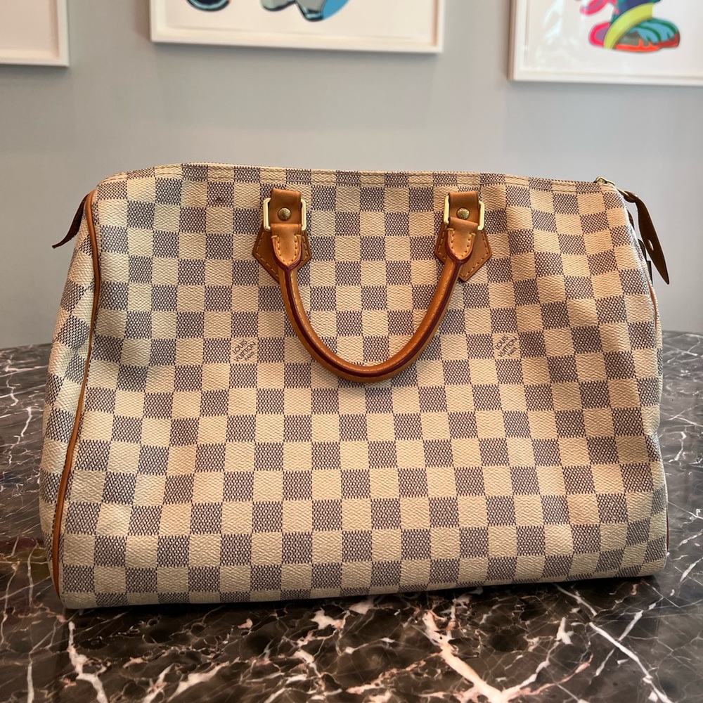 LOUIS VUITTON DAMIER AZUR SPEEDY 35